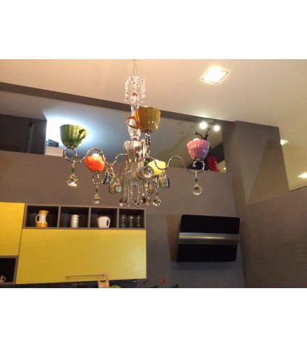 Chandelier with six arms